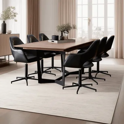 Productafbeelding van Eetkamertafel Tokyo Walnoot 200/250x100cm - Giga Meubel