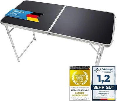 Produktbild von Famanu Campingtisch Multifunktional - Höhenverstellbar, 120 x 60 cm