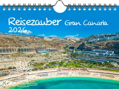 Produktbild von Reisezauber Gran Canaria DIN A5 Kalender für 2026 Las Palmas Kanaren Urlaub Strand Spanien - Seelenzauber