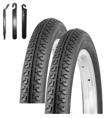 Immagine prodotto di 2 pneumatici per bicicletta Kenda K-149, misura 14 x 1,75 (47-254), colore nero, inclusi levagomme