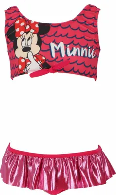 Produktbild von Minnie Mouse Bikini Badeanzug für Mädchen Farbenfroher Schwimmkleidung 3/4 Jahre