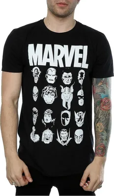 Produktbild von Marvel Comics - T-Shirt für Herren BI1562 (M) (Schwarz)
