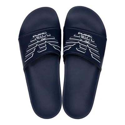 Immagine prodotto di Ciabatte uomo EMPORIO ARMANI a fascia slide mare piscina beachwear articolo XVPS01 XN129 SHOES BEACHWEAR  ITALY, EU 41 - UK 7.5 - USA 8 - CN 264/91, Poliuretano 100%