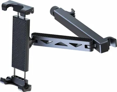 Immagine prodotto di INF Supporto Universale Nero per Telefono e Tablet da Auto, Regolabile 4.7-12.9"