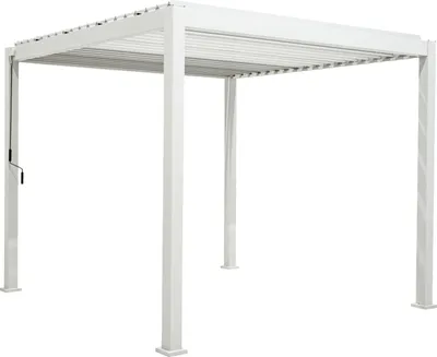 Produktbild von Green Spirit® Lamellenpergola Mirador Classic 3x4 m Weiß RAL 9016 matt