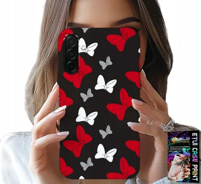 Obrázek produktu pro Pouzdro Pro Samsung Galaxy A56 5G - Mašle Červená A Bílá Myš, Vzory