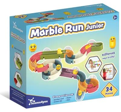 Imagen del producto de Science4you: Pista de marmotas para niños a partir de 3 años – Juego de baño con 34 piezas