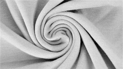 Produktbild von Jersey Yara Mittelgrau Uni 220g/m², 0,5 m, Stoffe Meterware, Baumwolljersey