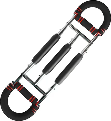 Produktbild von Twister-Armtrainer, verstellbarer Widerstand, Brusttrainingsgerät für Männer, Oberkörper- und Unterarmstärker, tragbare Power-Twisted-Bar-Trainingsgeräte