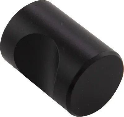 Obrázok produktu pre Kľučka Alasco ø 18 mm, hĺbka 24 mm, čierny matný hliník