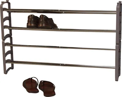 Produktbild von Heinz Hofmann Schuhregal REUTLINGEN grau 2er-Set grau/chrom
