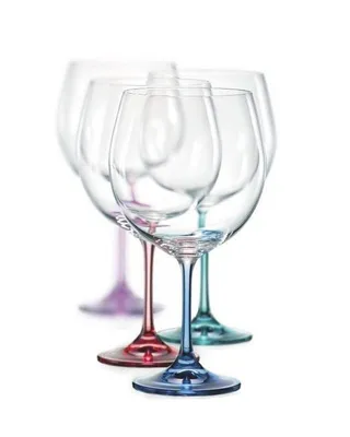 Produktbild von Cocktailgläser Gin & Tonic Gläser Spectrum Kristallgläser 820 ml mehrfarbig 4er Set Crystalex Bohemia