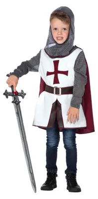 Ritterkostüm für Kinder, 4-teilig, Gr. 152, Mittelalter