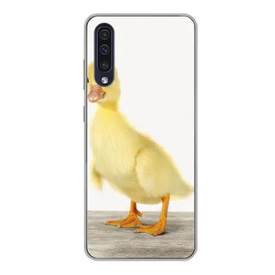 Produktbild von MuchoWow® Handyhülle Schutzhülle Hülle für Samsung Galaxy A50 Ente - Küken - Tiere - Süß - Mädchen - Jungen - Kinder Silikon Softcase Handy Hülle - Mobiltelefonhülle