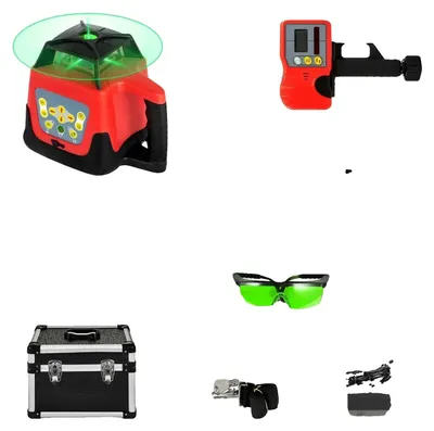 Produktbild von Laser-Nivelliergerät, 500m Reichweite, 360° Rotation, Grüner Strahl 2