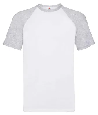 Obrázek produktu pro Pánské tričko, krátký rukáv - FOL BASEBALL T - white/h.grey - velikost 2XL