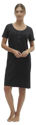 Produktbild von Mamalicious Mira Solid Jrs Kurzarmkleid Schwarz M Schwarz M