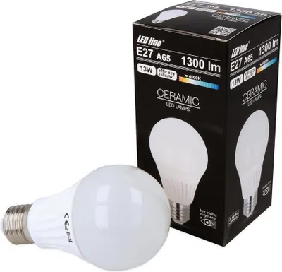 Obrázok produktu pre E27 13W LED 1300 lm žiarovka Neutrálna biela keramická žiarovka Energeticky úsporná žiarovka Žiarovka