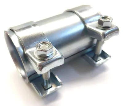 Rohrschelle Auspuff Verbinder für Ø 63,5 mm-Rohre 125mm lang Schelle – Produktansicht