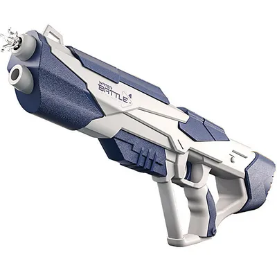 Imagen del producto de Pistola de agua eléctrica, juguete para niños, ideal para actividades al aire libre, en la playa, para nadar o en la piscina, color azul