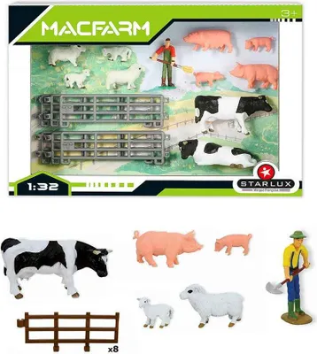 Produktbild von Bauernhof Figuren für Kinder - 7-teilig