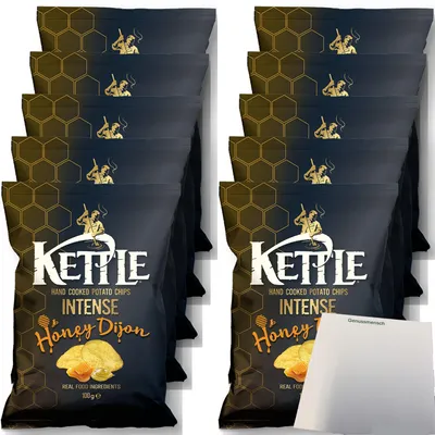 Produktbild von Kettle Chips mit Honig und Dijon-Senf (10x100g Packung) + usy Block