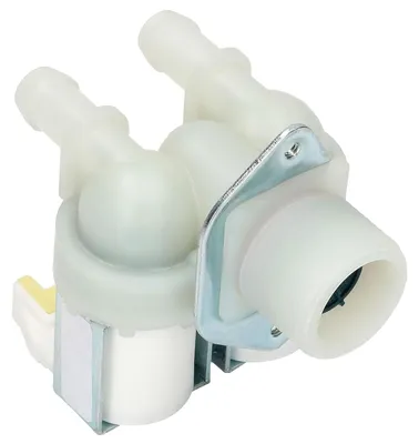 Eingangsventil für Waschmaschine, 2 Ausgänge, 180°, Originalcode 112595