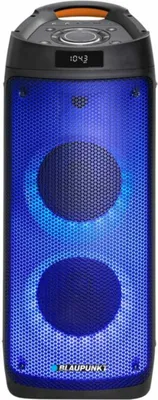 Produktbild von PartyBox Tragbarer Bluetooth-Lautsprecher mit Karaoke-Funktion Gitarreneingang TWS Radio AUX USB microSD Fernbedienung Disco LED Beleuchtung