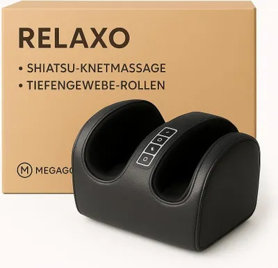 Zdjęcie produktu dla Masażer do stóp Shiatsu z podgrzewanymi rolkami do głębokiego relaksu tkanek PL.