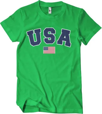 Produktbild von USA Varsity T-Shirt - Small - Green