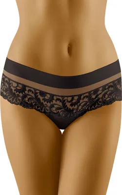 Produktbild von Wolbar Damen String Unterhose Unterwäsche WB217 , Schwarz, XL