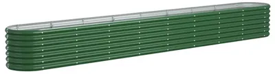Produktbild von vidaXL Hochbeet Verzinkter Stahl 332x40x36 cm Grün