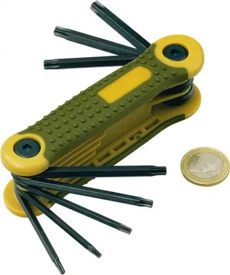 Produktbild von Proxxon Pocketschlüsselsatz, 8-teilig TX 9-40, Torx Schlüsselsatz, Innengewinde