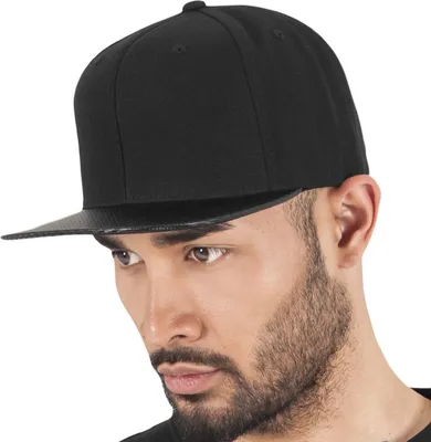 Produktbild von FLEXFIT 6089CA | Carbon Snapback Cap / Kappe / Mütze / Hut - Farbe: Black/Carbon - Größe: One Size