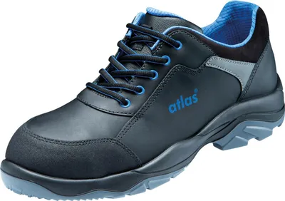 Produktbild von Atlas Sicherheitshalbschuh ALU-TEC 560 S2 ESD SRC DGUV W10 Gr. 38 schwarz/royalblau