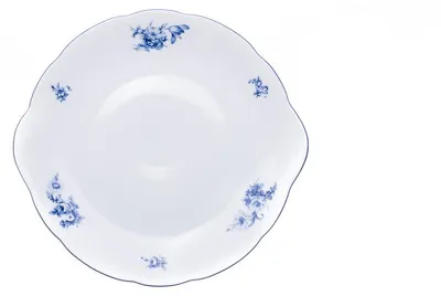 Produktbild von Thun 1794 Rose, Kuchenteller, Porzellan, blaue Rosen, 27 cm, Thun