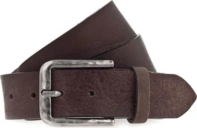 Produktbild von 40 mm Vollledergürtel 0690 dunkelbraun Größe 115