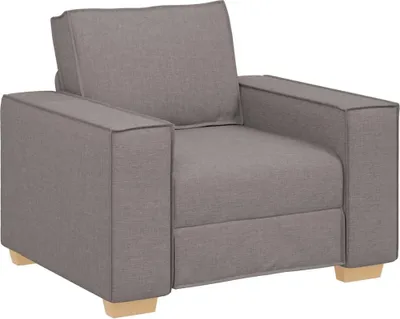 Produktbild von vidaXL Sofa Stuhl Taupe 100x78x84 cm Stoff