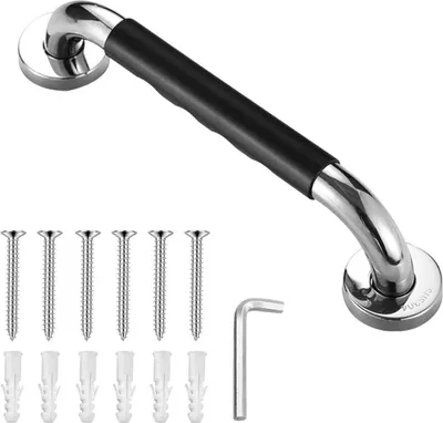 Produktbild von Haltegriff für Badewanne, 30 cm, rutschfester Haltegriff für Badezimmer, Wandmontierter Duschhaltegriff aus Edelstahl für Senioren/Menschen mit Behinderung/Kinder/Schwangere