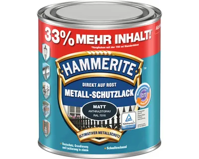 Produktbild von HAMMERITE Metallschutzlack anthrazitgrau 1 l