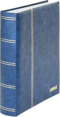 Obrázek produktu pro Lindner 1162S - B Einsteckbuch Elegant 60 weiße Seiten-blau