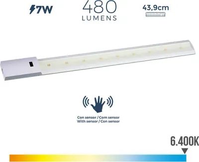 Produktbild von Edm 6400k Led-streifen Mit Sensor 7w 480 Lumens Weiß  Weiß One Size