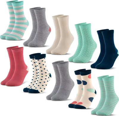 Produktbild von Occulto Jungen & Mädchen Bunte Socken 10er Pack (Modell: Estilo)