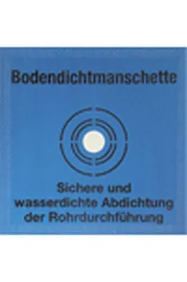 Produktbild von Ottoflex Bodendichtmanschette 42,5 X 42,5Cm Ve 1 Stück