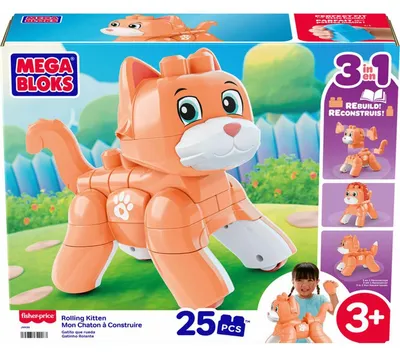 Obrázok produktu pre MEGA BLOKS JMK86, Stavebnica, 3 rok / roky, Plast, 25 kusov, 1,18 kg