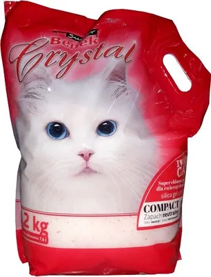 Zdjęcie produktu dla Super Benek Crystal Compact - Żwirek Silikonowy Dla Kota, 7,6L