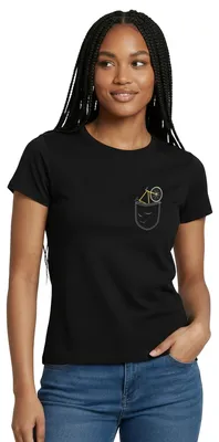 Produktbild von Spreadshirt Fahrrad Brusttasche Frauen T-Shirt, L, Schwarz