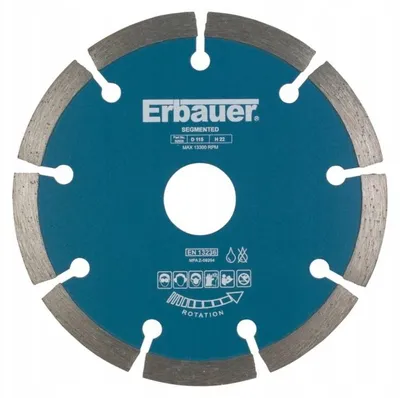 Obrázek produktu pro Diamantový kotouč Erbauer segmentový 115mm pro kámen