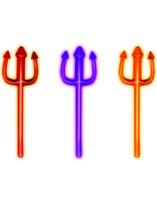 Immagine prodotto di Bastone luminoso tridente del diavolo colorato