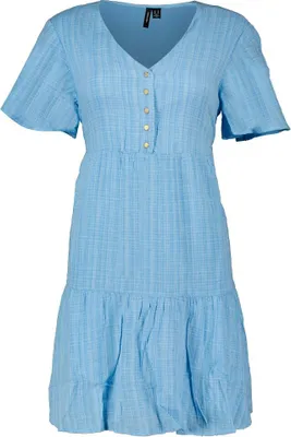 Produktbild von Vero Moda Satina Kurzes Kurzarmkleid Blau XS Frau Blau XS